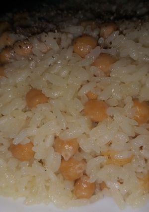 صورة لوصفة رز بحمص