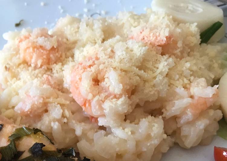 Risoto de camarão com leite de coco - Tudogosreceitas