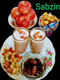 عکسی از دستور شیر خرما