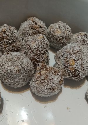 Una foto de Bombones saludables de banana