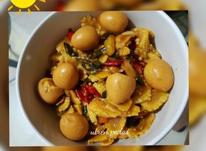 Foto resep Utren pedas (jagung muda pedas)