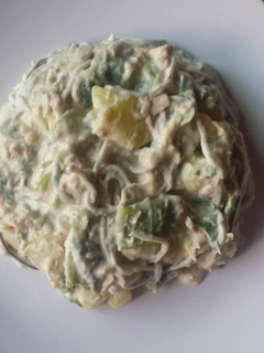Una foto de Ensalada tibia de papas sorpresa