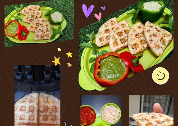 Recipe of Ultimate WAFFLES uttapam