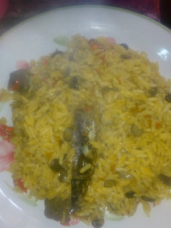 A picture of Native jollof rice.