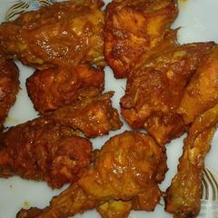 A picture of Chicken tikka fried.