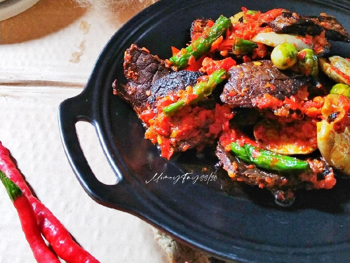 Cara Gampang Membikin Resep Dendeng Paru Balado Merah yang Enak Banget Anti Ribet, Lezat Sekali