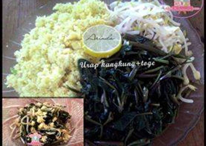 Yuk intip, Cara termudah bikin Urap Kangkung Toge  nagih banget