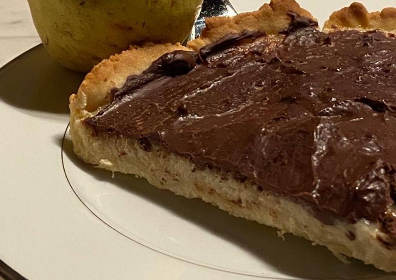 Tarte choco-poire