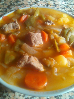 Una foto de Guisado de carne y verduras