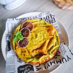 Yogurt Burn Matcha Cake-レシピのメイン写真