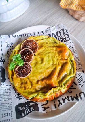 Foto resep Yogurt Burn Matcha Cake