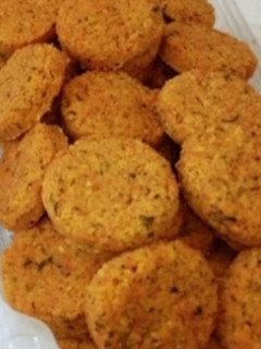 عکسی از دستور فلافل منجمد قالبی خانگی