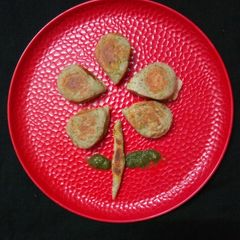 A picture of Makhana cutlet.