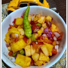 Mango salsa A picture of Mango salsa.