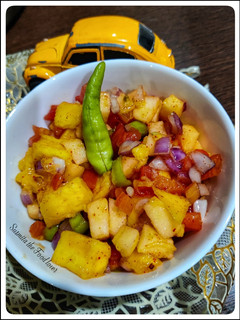 A picture of Mango salsa.