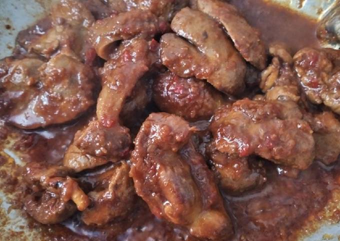 Semur Hati Ampela Ayam