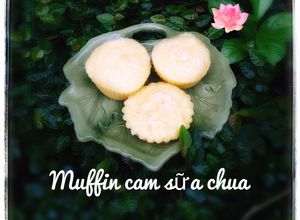 Hình của món Muffin cam sữa chua.