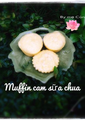 Hình của món Muffin cam sữa chua.