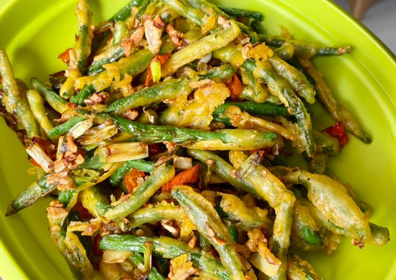 58. Buncis goreng tepung saus tiram