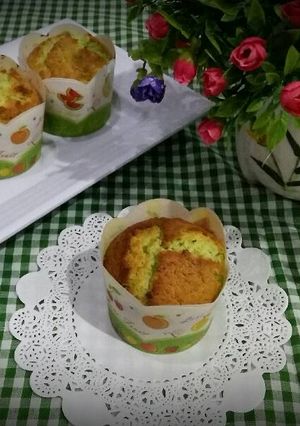 Foto resep Muffin tape ketan hijau soft n yummy