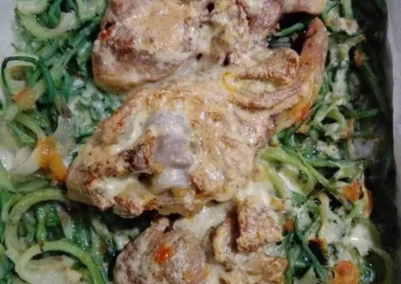 Cardoncelli with lamb and eggs