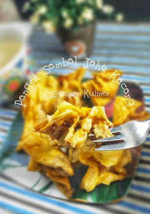 Foto resep Pangsit Sambal Jahe Kacang