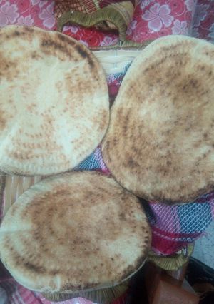 صورة لوصفة خبز الطاجين