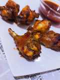 أجنحة الدجاج بصوص البافلو 😉buffalo chicken wings 🐔