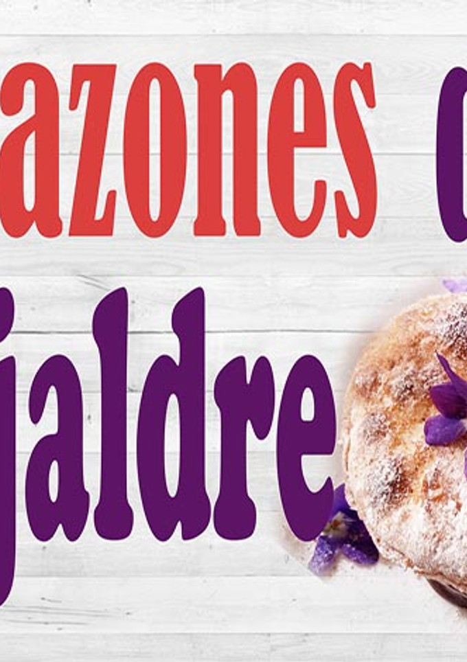 Una foto de Corazones de hojaldre rellenos de chocolate negro
