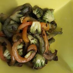 A picture of Stir fry vegetable salad.