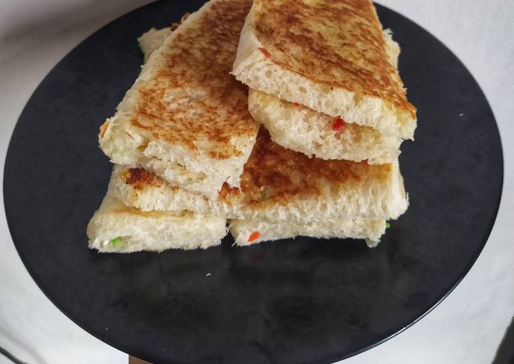 Roti bakar biasa