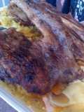 Arroz con pato a la huancaina