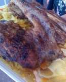 Arroz con pato a la huancaina