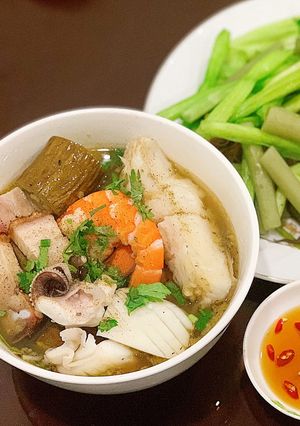 A picture of Bún mắm.