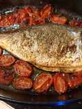 Orata al forno con pomodorini