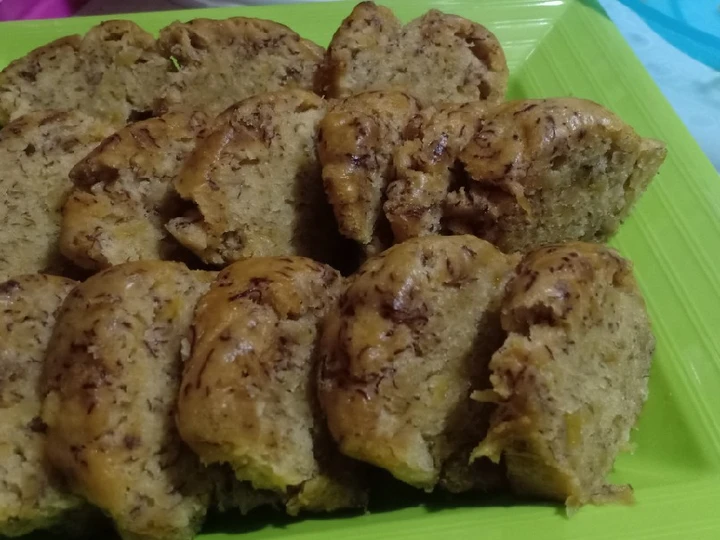 Cara Gampang Menyiapkan Resep Bolu kukus pisang (simple) no mixer yang Lezat Sekali Anti Ribet, Menggugah Selera