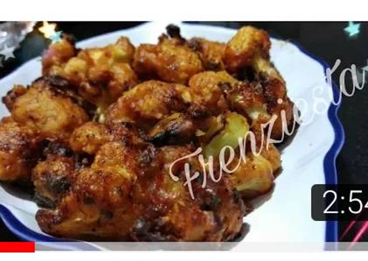 Recipe of Perfect Baked cauliflower in hot sauce