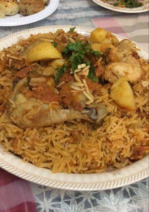 صورة لوصفة رز بخاري😋