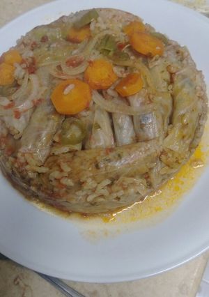 صورة لوصفة محشي الكرنب (الملفوف)