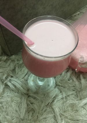 صورة لوصفة عصير روح افزا بالحليب