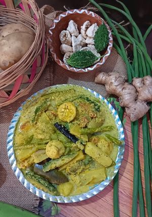 উচ্ছে দুধ শুক্তো(uche dudh sukto recipe in bengali) রেসিপির প্রধান ছবি