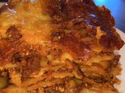 A picture of lasagna noodles