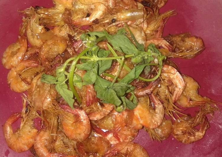 Resep Udang goreng yumy simpel Anti Gagal
