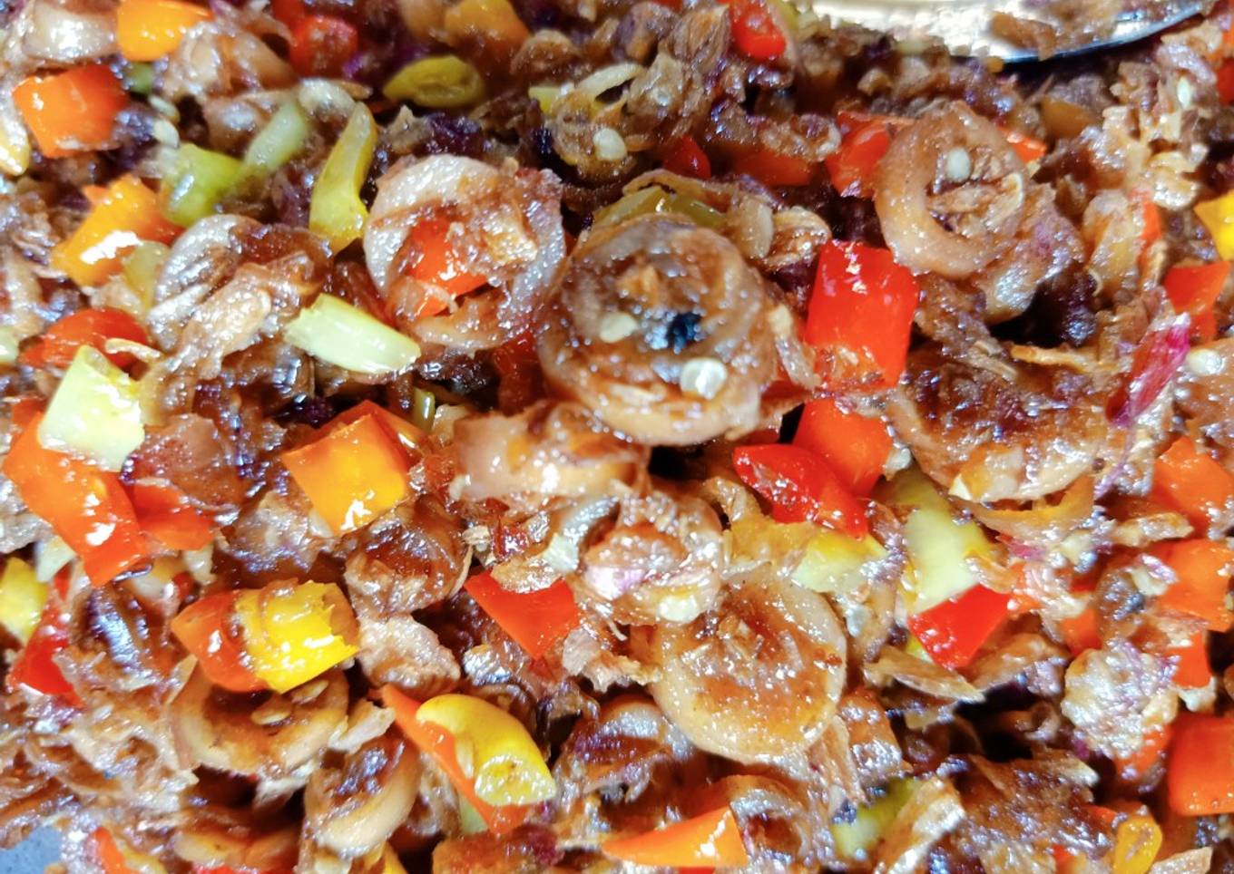 Sambal Cumi Kering Bawang Goreng