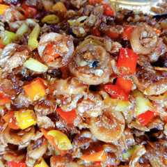 A picture of Sambal Cumi Kering Bawang Goreng.