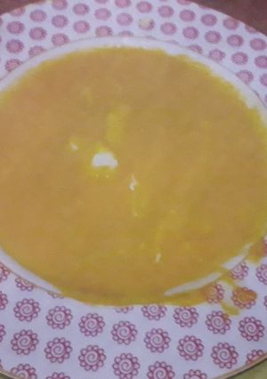 Una foto de Sopa de calabaza