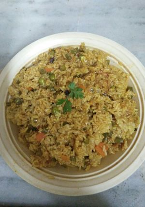 A picture of Vegetable Pulav.