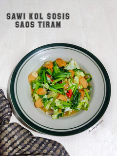 Foto resep Sawi kol sosis saos tiram