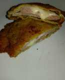 Milanesas rellenas con jamón y queso