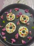 পোচড আপেল সন্দেশ" (Poched apple sandesh recipe in Bengali)